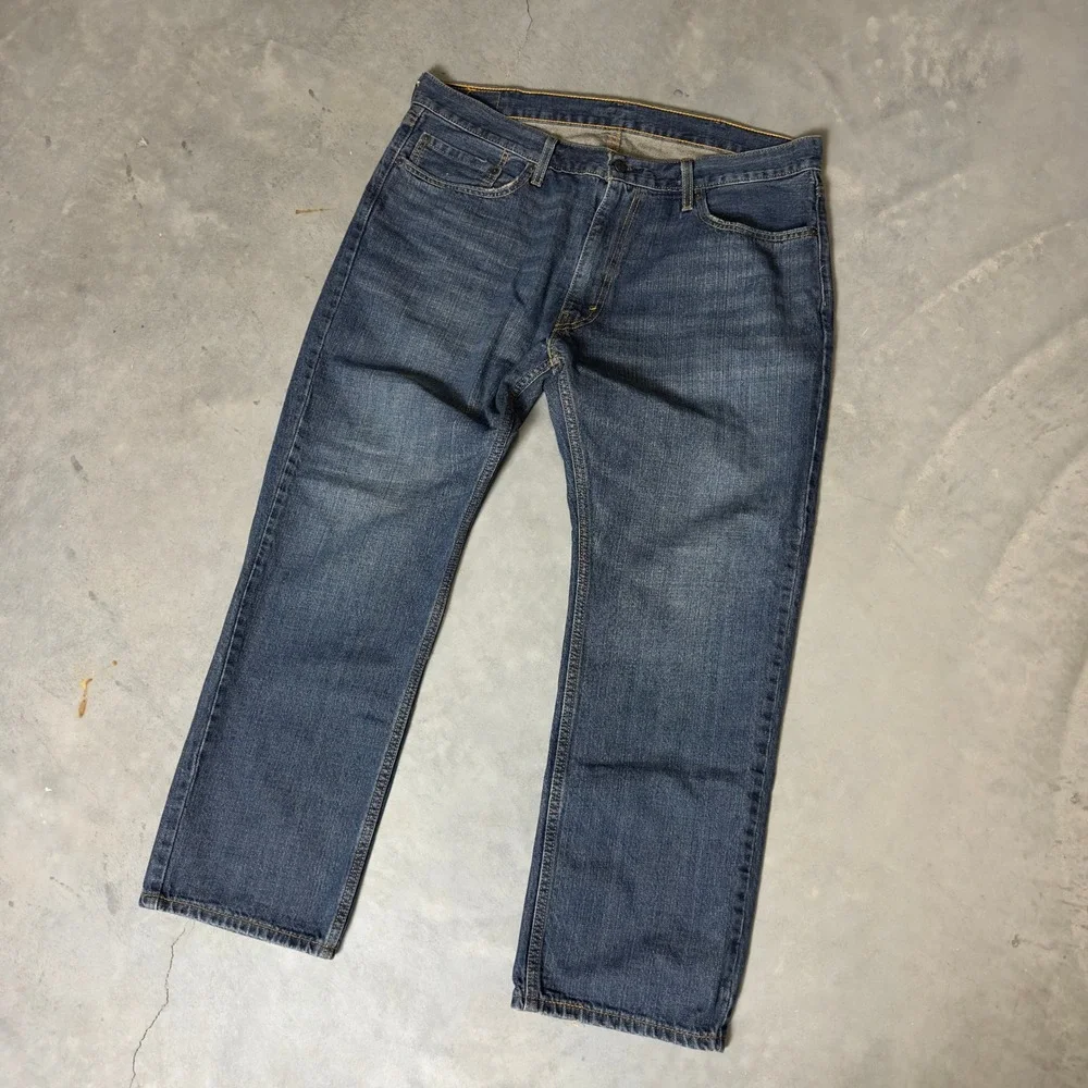 Levi's 559 Relaxed Straight Jeans Mens 38x30 Blue Baggy Casual Streetwear
